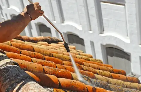 Nettoyage de toitures - Utelle